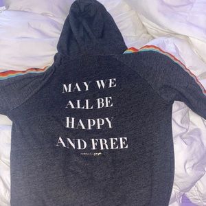 Spiritual gangster rainbow sweatshirt size medium